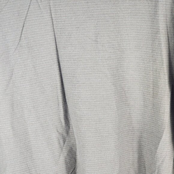 Perry Ellis Green Khaki Ribbed Cotton Rayon Short Sleeve Crew Neck Shirt Size XL - Picture 13 of 16